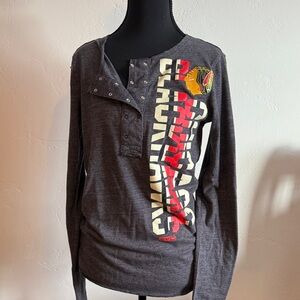 CCM Charcoal Henley Shirt